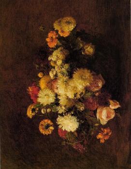 Henri Fantin-Latour : Bouquet of Flowers III
